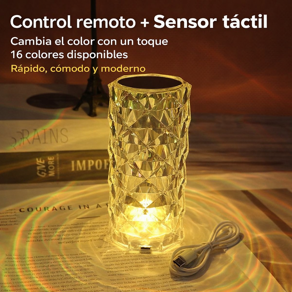 Aura Crystal™ – Lámpara LED Ambiental