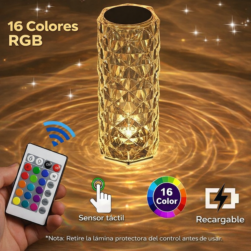 Aura Crystal™ – Lámpara LED Ambiental